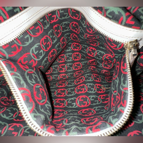 Authentic Gucci Leather Britt Boston Bag, Large Size - Picture 10 of 12